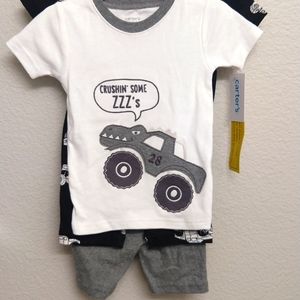 Carter's Monster Truck 2T Pajama or Summer Set